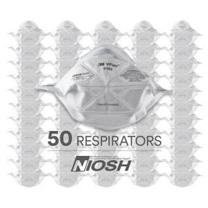 3M N95 Respirator Pack of 50, Standard Size