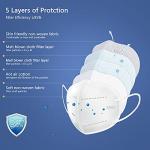 BLScode KN95 Face Masks 60 Pack, 5-Layer
