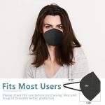 ChiSip 20-Pack KN95 Breathable Face Masks - Black