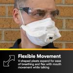3M N95 Respirator Pack of 50, Standard Size