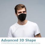 ChiSip 20-Pack KN95 Breathable Face Masks - Black