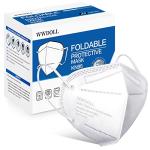 WWDOLL KN95 Face Masks 25 Pack, 5-Layer Design