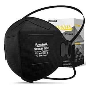 Black N95 Masks, 30 Pack - 95% Filter Efficiency