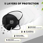 Black N95 Masks, 30 Pack - 95% Filter Efficiency