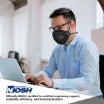 Black N95 Masks, 30 Pack - 95% Filter Efficiency