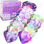 Colorful Floral KN95 Face Masks, 60 Pack