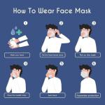 100PCS KN95 Black Face Masks - 5 Layer Protection