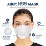 AccuMed N95 Respirator Mask - 10-Pack