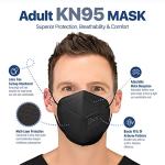 BNX KN95 Black Face Mask 20-Pack