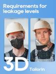 Funight KN95 Black Disposable Masks 50 Pack