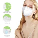 50 Pack KN95 Face Masks for Adults - White