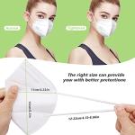 50 Pack KN95 Face Masks for Adults - White