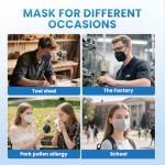 Borje 50 Pcs Colorful 5-Ply KN95 Face Masks