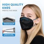 Borje 50 Pcs Colorful 5-Ply KN95 Face Masks