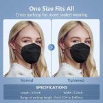 60 Pack KN95 Face Masks - Comfortable & Breathable