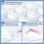60 Pack of Comfortable 5-Ply KN95 Face Masks