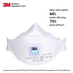 3M Aura N95 Respirators with Cool Flow Valve - 10 Pack