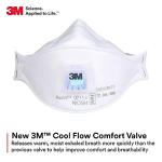 3M Aura N95 Respirators with Cool Flow Valve - 10 Pack