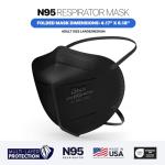 AccuMed N95 Black Face Mask 20-Pack