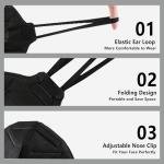 Benehal N95 Black Masks, Pack of 30