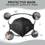 Benehal N95 Black Masks, Pack of 30