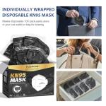 Black KN95 Face Masks for Adults - 100 Pack