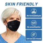 Black KN95 Face Masks for Adults - 100 Pack