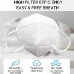 50PCS KN95 Face Masks - 5 Layer, EarLoop, Safety