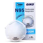 GIKO N95 Face Masks - 20 Pack for Protection