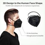 NIOSH Approved N95 Masks 20-Pack - Black