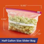 Hefty Slider Half Gallon Storage Bags, 128 Count