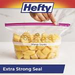 Hefty Slider Half Gallon Storage Bags, 128 Count