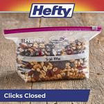 Hefty Slider Half Gallon Storage Bags, 128 Count