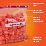 Hefty Gallon Slider Kitchen Storage Bags, 66 Count