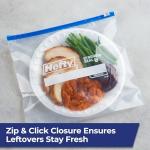 Hefty Gallon Slider Freezer Storage Bags, 56 Count