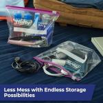Hefty Quart Size Slider Storage Bags, 40 Count