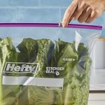 Hefty Jumbo 2.5 Gallon Storage Bags, 12 Pack