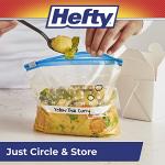 Hefty Slider Freezer Bags, 35 Count Pack