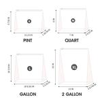 Expandable Slider Storage Bags, 145 Count, 4 Sizes