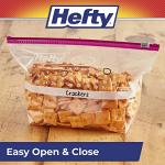Hefty Slider Half Gallon Storage Bags, 128 Count