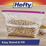Hefty Slider Half Gallon Storage Bags, 128 Count