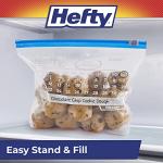 Hefty Slider Freezer Bags, 35 Count Pack
