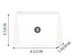 Clear Small Slider Storage Bags - 50 Pack