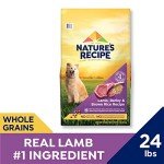 Nature’s Recipe Lamb and Rice Dog Food, 24 lb