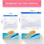 WiseFresh Slider Sandwich Bags – 65 Count Pack