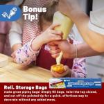 Jumbo 2 Gallon Slider Storage Bags, 50 Count