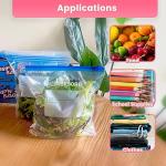 WiseFresh Slider Sandwich Bags – 65 Count Pack