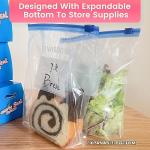 WiseFresh Slider Sandwich Bags – 65 Count Pack