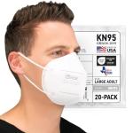 AccuMed KN95 Face Masks - 20 Pack, USA Made