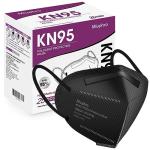 Miuphro 25 Pack KN95 Black Face Masks